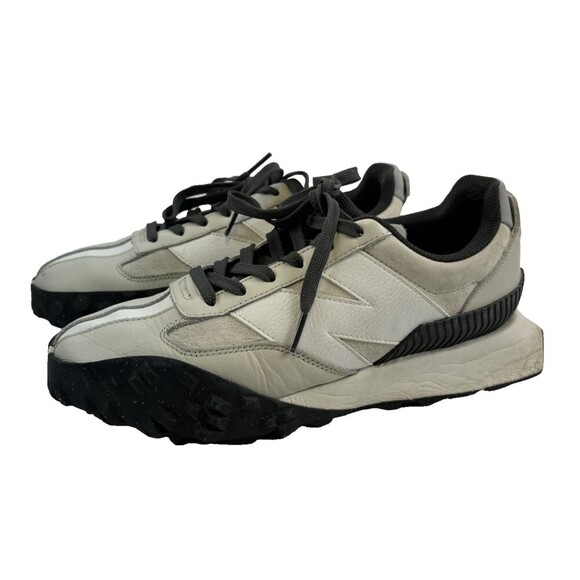 Figs New Balance 3447 Athletic Nursing Sneakers Beige Leather Lace Up Womens 8 - Picture 4 of 16